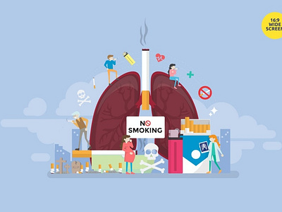 Stop Smoking Vector Illustration Concept