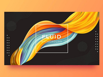 Liquid Abstract Landing Page