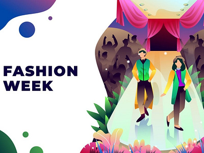 Fashion Week - Vector Illustration