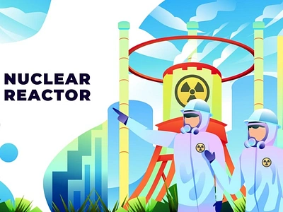 Nuclear Reactor - Vector Illustration 3d 3d animation 3d art 3d illustration animation app concept design illustration landing landing page landing pages page pages ui ux web web design web development website