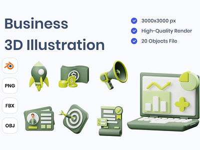 Business 3D Illustration