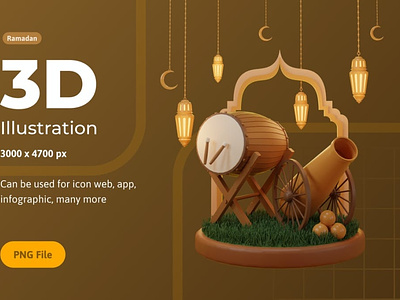 Ramadan 3d Illustration