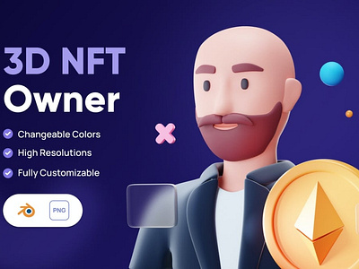 3D NFT Owner Icon