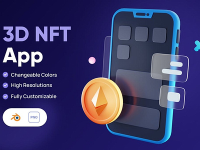 3D NFT App Icon