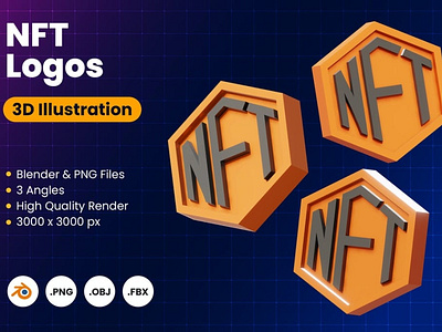 3D NFT Logo