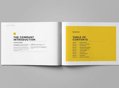 Brand Manual a4 annual brand brand guideline brand manual brandbook branding brochure business clean color colorful colors guideline indesign infographic manual proposal report typography