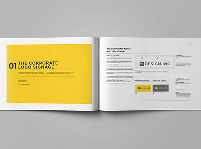 Brand Manual a4 annual brand brand guideline brand manual brandbook branding brochure business clean color colorful colors guideline identity infographic manual proposal report typography