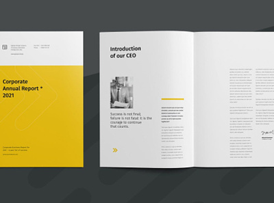 Annual Report adobe indesign annual annual report branding brochure design editorial identity indesign infographic infographics layout letter magazine modern print profile project report template