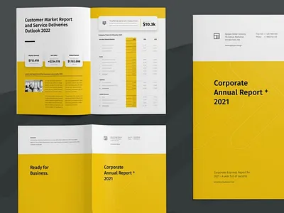 Annual Report adobe indesign annual annual report branding brochure design editorial identity indesign infographic infographics layout letter magazine modern print profile project report template