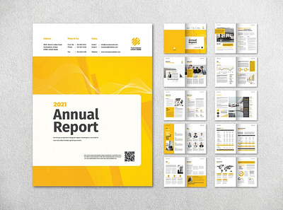 Annual Report a4 agency annual annual report brochure business catalog company corporate design editorial indesign letter lookbook magazine minimal proposal report simple template