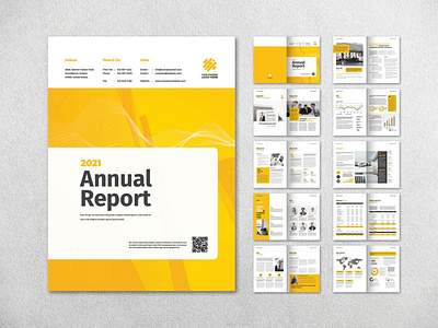 Annual Report a4 agency annual annual report brochure business catalog company corporate design editorial indesign letter lookbook magazine minimal proposal report simple template