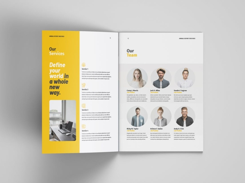 Annual Report by Steisi Vogli on Dribbble