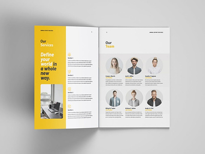 Annual Report a4 agency annual annual report brochure business catalog company corporate design editorial indesign letter lookbook magazine proposal report simple template templates