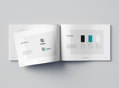 Minimal Brand Style Guide a4 brand brand guide brand guidelines brand style branding brochure clean editorial guide indesign layout letter logo magazine minimal portfolio studio style template