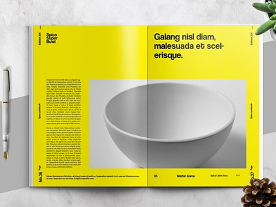 Art and Exhibition Catalog Editorial Template