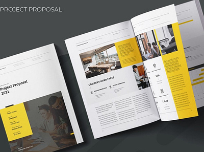 Proposal Template a4 brand branding brochure business clean creative design editorial indesign layout magazine minimal print professional project project proposal proposal proposal template template