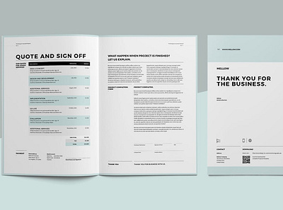 Proposal Template a4 brand brief brochure business clean creative design editorial indesign layout letter magazine print professional project proposal proposal template report web