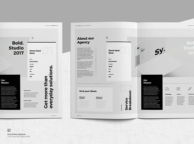 Proposal Template a4 agency brand branding brief brochure business clean company corporate creative design editorial identity indesign layout magazine print proposal template