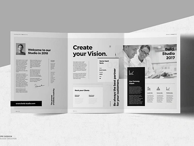 Trifold Brochures brochure business company corporate creative editorial design flat fold fresh indesign information layout magazine multipurpose new product promotion template templates trifold