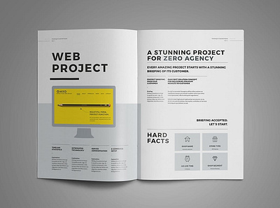 Proposal Template a4 agency brand branding brief brochure business clean corporate creative design editorial editorial design identity indesign layout magazine print proposal template