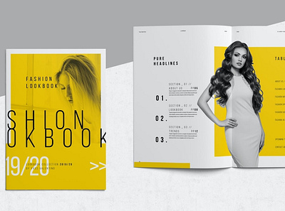 Lookbook Template brochure case catalog corporate design indesign letter lookbook magazine minimal photobook photography portfolio print print design printing project showcase standard study