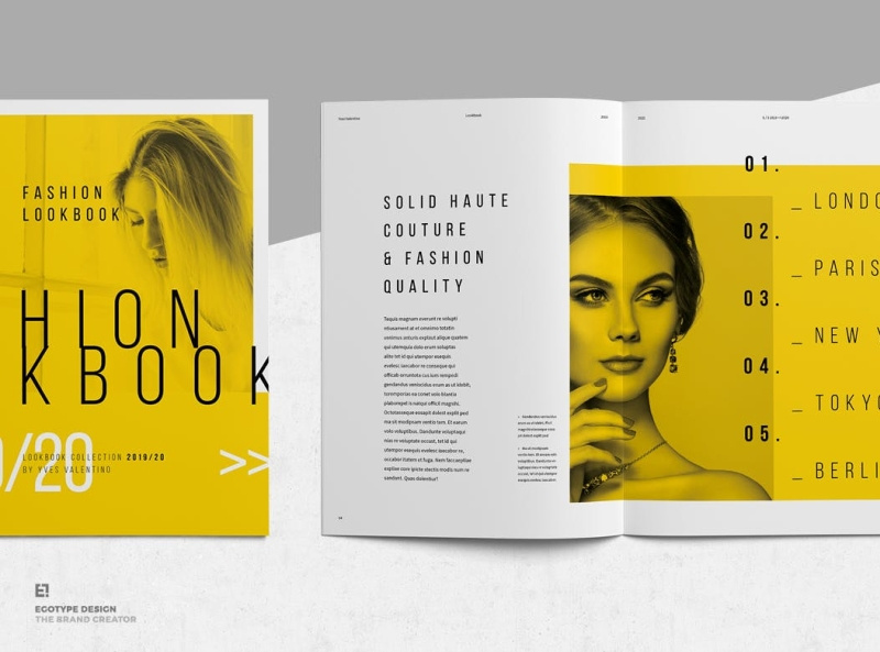 Lookbook Template by Instagram Templates on Dribbble