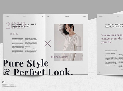 Lookbook Template a4 album branding brochure catalog clothes editorial fashion indesign layout letter lookbook magazine minimal print print template product style template trending