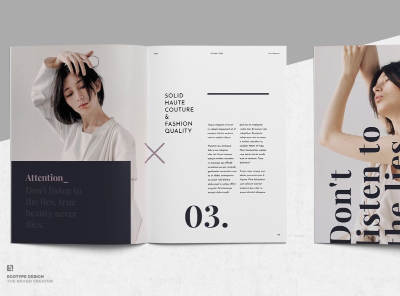 Lookbook Template by Instagram Templates on Dribbble