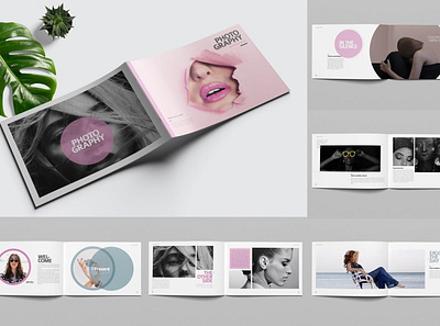 Photography Portfolio Template brochure brochure design business clean cmyk graphic design indesign landscape layered layout lifestyle magazine template model modern photographer photography portfolio portfolio template style template