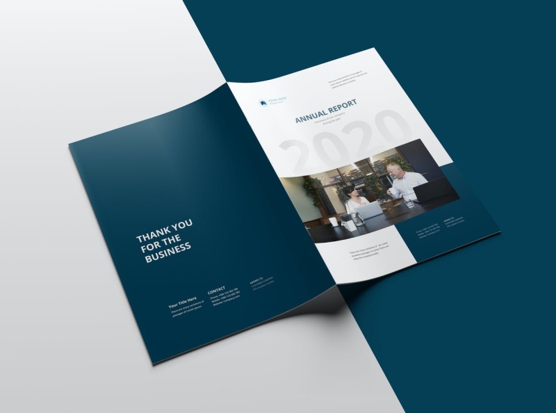 Annual Report by Instagram Templates on Dribbble