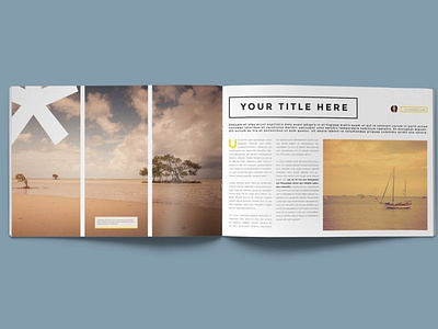 Clean Brochure / Catalog Template architecture blue brochure brochure template catalog catalog design catalog template clean clean brochure cool easy elegant flexible indesign magazine minimal modern urban white yellow