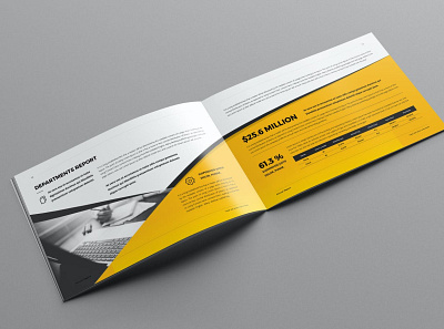 Annual Report a4 abstract agency annual annual report annual report template brochure cmyk company corporate element guideline indesign landscape modern report report template template trend trendy