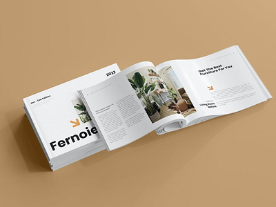 Minimal Furniture Catalog Magazine Template