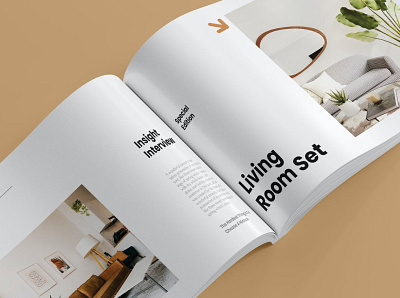 Minimal Furniture Catalog Magazine Template a4 book booklet catalog fashion furniture furniture magazine house interior landscape lookbook magazine magazine design magazine template minimal minimalist modern print product showcase