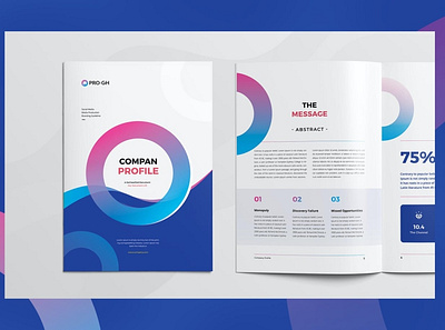 Company Profile 2022 a4 abstract agency annual annual report business cmyk company company profile company profile 2022 corporate creative indesign infographic modern portfolio profile report trend trendy