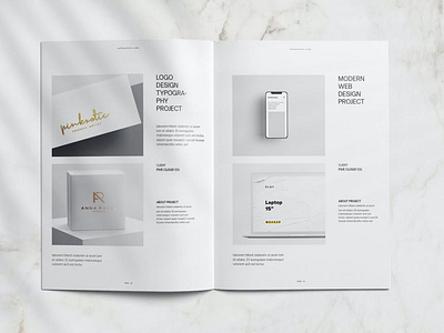 Creative Portfolio agency architecture brand brochure company corporate creative design elegant fashion graphic graphic design guide indesign minimal photography portfolio portfolio template pricing template