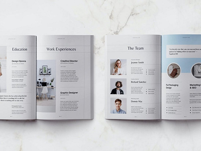 Creative Portfolio agency architecture brand brochure company corporate creative design elegant fashion graphic graphic design guide indesign minimal photography portfolio portfolio template pricing template