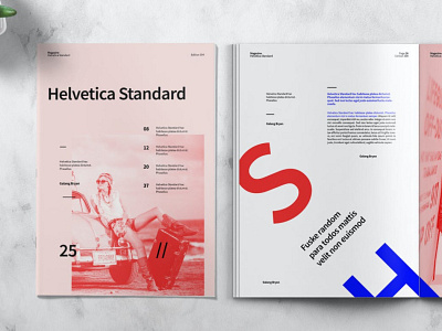 HELVETICA - Magazine Template