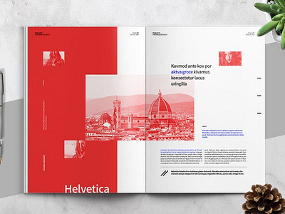 HELVETICA - Magazine Template