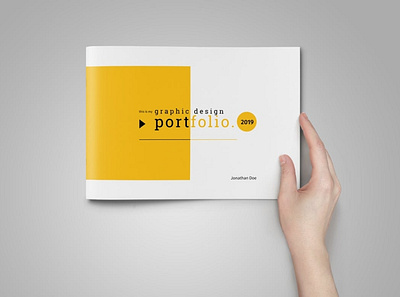 Graphic Design Portfolio Template branding brochure clean design graphic graphic design graphic design portfolio indesign letter minimal minimalist popular portfolio portfolio template print print design printing simple template ui