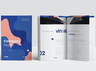 Company Profile agency annual annual report brand brand identity business colour company company profile corporate creative guideline identity indesign marketing minimal print profile project report