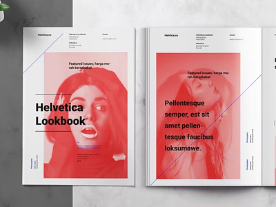 Lookbook / Catalog Template a4 art catalog catalog design catalog template clean creative design exhibition helvetica layout letter lookbook lookbook design lookbook template minimalist modern simple swiss template