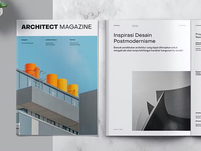 Free Architecture Magazine Template