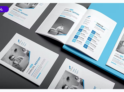 Free Annual Report a4 agency annual annual report brochure business catalog company corporate creative design elegant indesign infographics magazine report report template simple template trendy