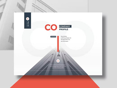 Free Company Profile Landscape abstract brochure business cmyk company company profile corporate creative elements envato free infographics landscape portfolio profile profile design profile template template trend trendy