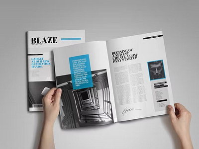 Free Blaze | Magazine Template