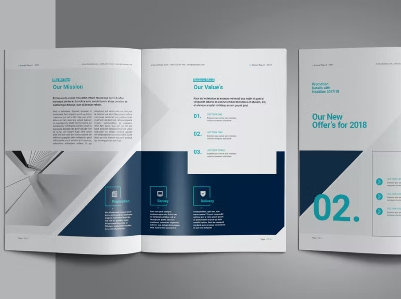 Report Brochure by Willy Media on Dribbble