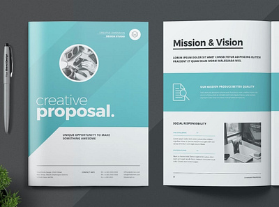 Creative Proposal Template annual annual report booklet brand brief brochure business clean corporate creative proposal guideline identity invoice magazine manual portfolio project proposal design proposal template report