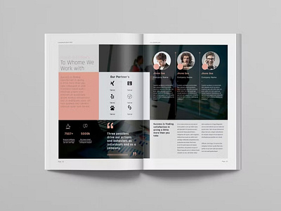 Business Brochure annual brochure business business brochure business profile clean company corporate cover editorial editorial design finance indesign logistic magazine modern profile proposal report template