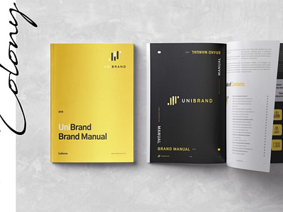 Free Brand Manual a4 agency brand brand manual branding business clean colors company corporate guide guideline identity invoice letter manual minimal print proposal simple